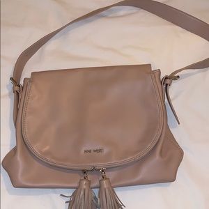 Nine West shoulder bag purse pale pink